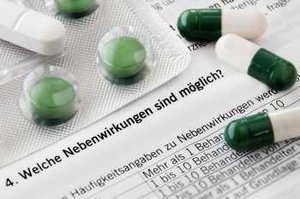 Tabletten mit Nebenwirkungen