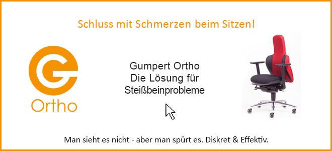 Bürostuhl gegen Steißbeinprobleme