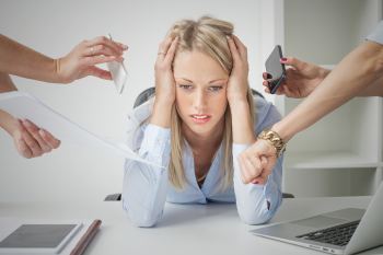 Schwindel durch Stress