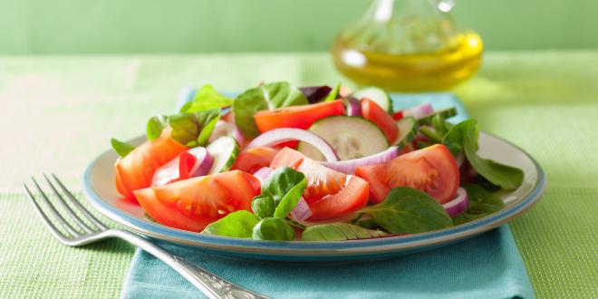 Ernährung Salat Gemüse