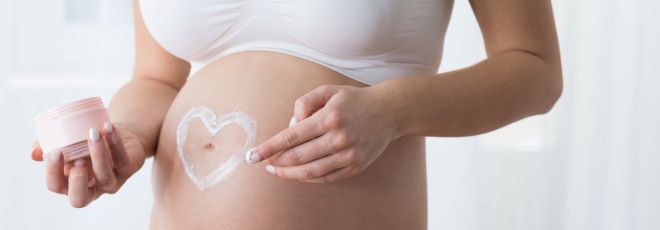 Trockene Haut in der Schwangerschaft