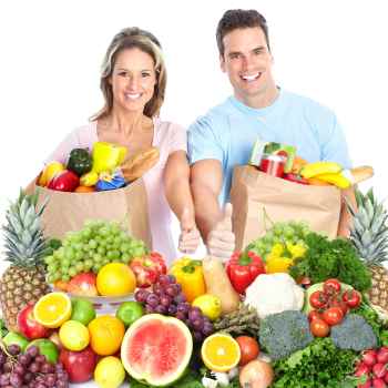 bluthochdruck_senken_ernährung Obst und Gemüse als gesundes Lebensmitteln