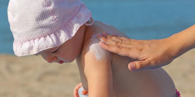 Sonnenbrand beim Baby