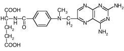 Strukturformel Methotrexat Strukturformel Methotrexat