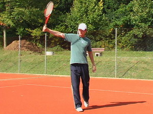 Tennisarm durch Rückhand